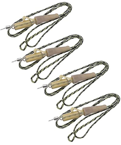 VGEBY Attrezzatura da Pesca Leader Clips Carp, Leader Sostituibili Hybrid Camo Leadcore Leader per la Pesca Carp Core Line Fishing Set(Combinazione di Clip in Gomma) Accessori per Attrezzi da Pesca