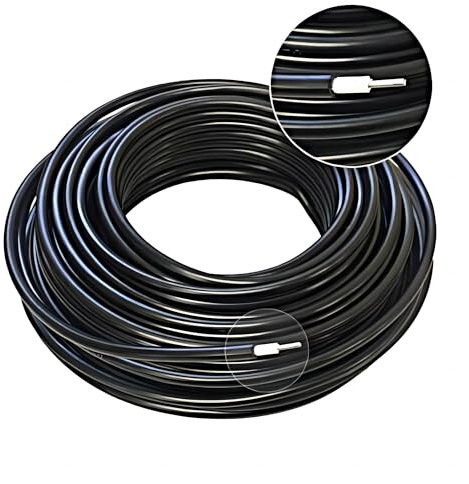 Ehul Electric Fence 50 feet Length 16 Gauge Double Insulated Lead Out Wire Steel Core Underground Hard Cable