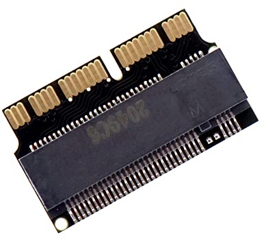 Jorkar M.2 NVMe SSD Konvertierungs Adapter für MacBook Air/Pro Retina 2013-2017, M.2 NVME/AHCI SSD to 12+16 pin Upgraded Kit für A1465 A1466 A1398 A1502