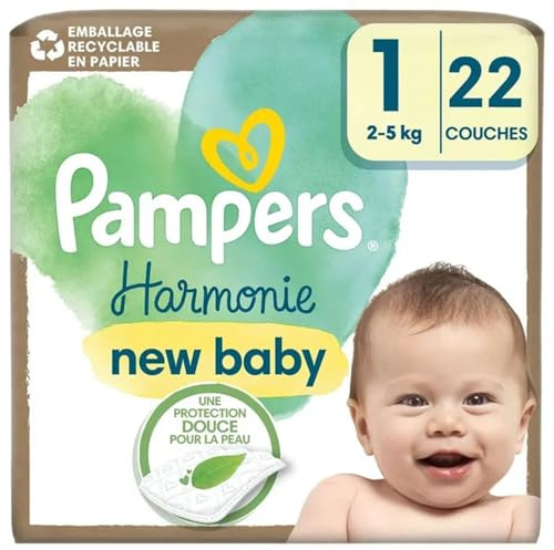 Pampers Harmonie Baby Lot de 29 couches pour bébé Taille 2 4 à 8 kg