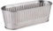 APS 11752 Vassoio/cestino per posate, cestino per pane, cestino per piante, 29,5 x 12 cm, altezza 10 cm, 2 litri, acciaio inox, nero