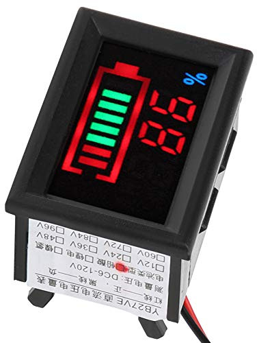 special motor Battery Capacity Indicator, ABS Battery Capacity Meter Battery Tester for Power Bank for Bikes for Motorcycles