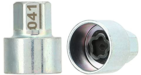 Itonash Set di Bussole per Dadi con Alette Antifurto, Chiave di Bloccaggio Ruota Sostituzione Prese per Dadi con Alette Antifurto per 1 3 5 6 7Series X1 X2 X3 X4 X5 X6 Z4 (041)