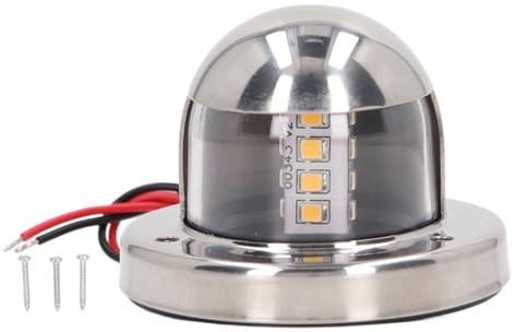LED-Navigations-Hecklicht, 12V DC Bootsankerlichter 135 ° weißes Marine Hecklicht IP66 Wasserdicht Hecklicht Boot 2 Nm Sichtbarkeit Yacht Navigations Ankerlichter für Marine Yachte