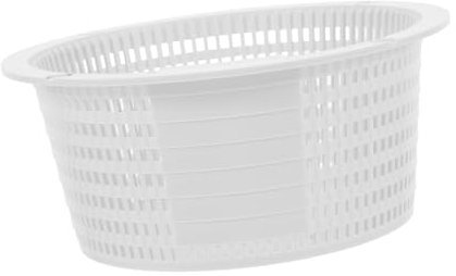 Yardwe Cesta De Filtro De Basura para Piscina Acero Repuesto Skimmer Piscina Exterior Cesta De Goma Resistente Fácil Limpieza y Ajuste Preciso