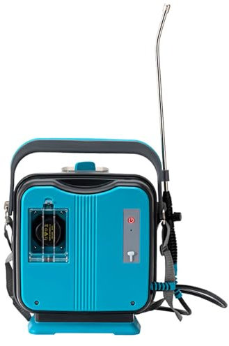 Pulverizador de jardín, spray eléctrico mejorado de 5 litros, mango de carga USB y palo retráctil, spray de agua ajustable para cinturón de hombro, A, 5 L