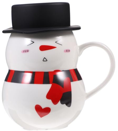 DRESSOOS Weihnachts-keramik-kaffeetasse Farbenfrohe Weihnachts-teetasse Kreative Tasse Für Heiße Getränke Milch Kaffee Und Saft Leicht Zu Reinigen Dekoration Geeignet