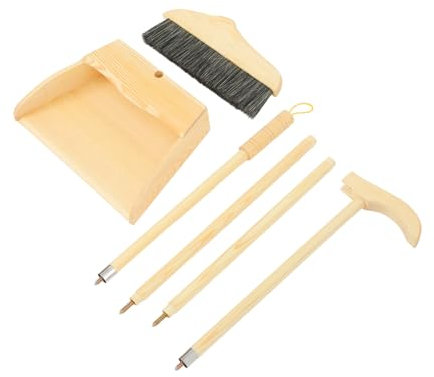 QUMIIRITY 1set Soft Bristle Broom and Dustpan Home Cleaning Supplies for Efficient Sweeping Any Corner for Floors and Dust Removal Your Living Space
