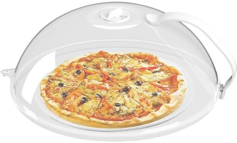 Protector plano de microondas | Protege las salpicaduras de microondas | Cúpula visual antigrasa resistente al calor reutilizable para cocina preparación de comidas