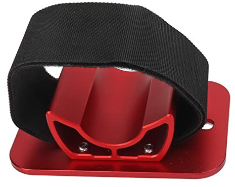 RiToEasysports Support de roue arrière pour vélo de toit de voiture, support arrière de vélo en alliage d'aluminium pour coupé de voiture Hatchbacks Noir Rouge