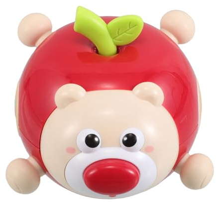 ibasenice Comfort Toys Soft Chewable Teething Toy Wobbly Design for Sensory Development for Months and Newborn during Tummy