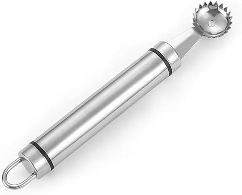 Stainless Steel Strawberry Huller and Tomato Stem Corer Tool Multi-Function Stainless and Pitter Remover for Strawberry Gadgets Kitchen Tool Blade Craft Fruit Tools, Tomato Corer