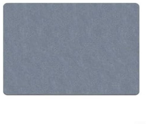 Tappetino assorbente da cucina con terra di diatomacea naturale, base antiscivolo antiscivolo, imbottito per mantenere piatti e bicchieri asciutti e prevenire danni sui piani di lavoro (40 x 50 cm blu