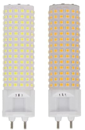 NGTFDCP Ampoule maïs, Lampe Épis De Maïs Led G12, 2 Pièces, 15w 150lm/w PL, Ampoule Remplacement Halogène AC85-265V,pour plafonnier(6000-6500K White Light)