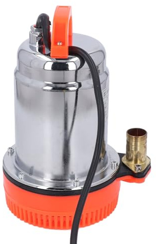 Aramox Tauchpumpe, 12 V, Edelstahl, Brunnenpumpe, Fördermenge ³/h, Ideal für Aquakultur und Gartenbau