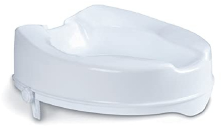 Elevadores de inodoro con bloqueo lateral sin tapa línea Onda (10 cm)
