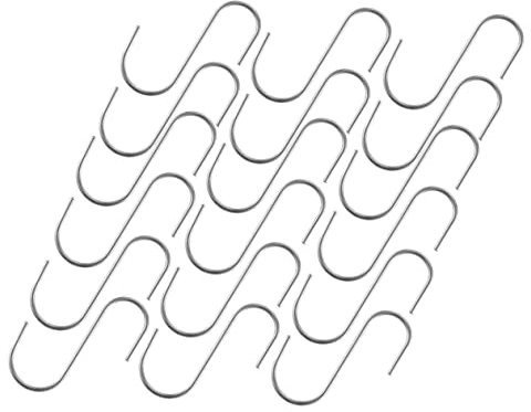 VASDEV 60pcs S-Hook Stainless Steel Hooks Plant Hanging Hook Heavy Duty Hook Heavy Duty Meat Hooks Hanging Meat Smoker Meat Hooks Hanging Hangers Hooks S Shape Hanging Hooks S Shape Hooks