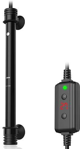 NICREW Fish Tank Heater, Submersible Aquarium Heater with External Temperature Controller, for Fish Tanks up to 250 Liters, 300W