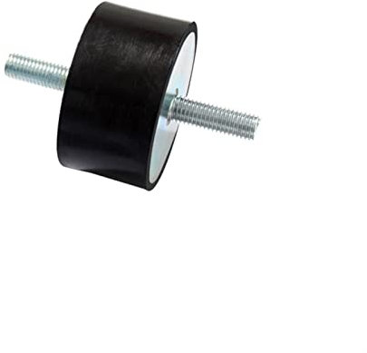 Mechanisch Erschöpfen 1 Stück M8 M10 M12 Stecker auf Außengewinde Gummi-Stoßdämpfer, Crash-Pad-Dämpfer, Spulenhalterung, Anti-Vibrations-Isolator for Boot, Auto Isolation Montage ( Size : 40x40 M8x23m