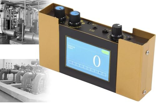 Detector Profesional de Fugas de Agua subterránea, detector de Fugas de Agua subterránea, detector de Fugas de tuberías con Auriculares y 4 Niveles Ajustables