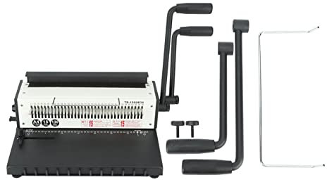 Gearwell Bindemaschine, 3:1 Spiral Coil Binder, 34-Loch Quadratloch Stanzer Maschine für A4 A5 Letter Größe Bindungsprojekte, Spiralbindung für A4-A5