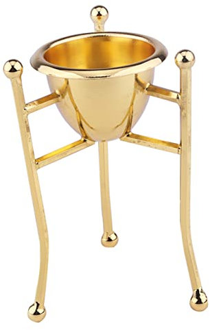 KICHOUSE Golden Egg Rack Triangle Egg Holder Kitchen Rack Cup Holder for Dining Storage for in Finish