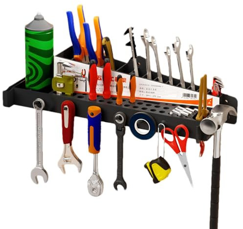 Garage Organizer Wall Mount, Garage Storage Rack Small Parts Storage Organizer, Garden Tool Organizer, Nut And Bolt Organizer for Garages, Workshop