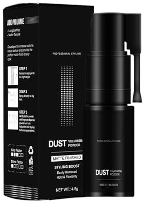 Hair Texture Spray with Rotate Nozzle - Invisible Volumizing Powder for Women & Men, Long-Lasting Root Volume Spray, 4.5g