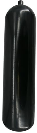 High Tech Diving Stahlflasche/Tauchflasche 20 Liter 232 bar 203mm M25x2 ohne Ventil schwarz