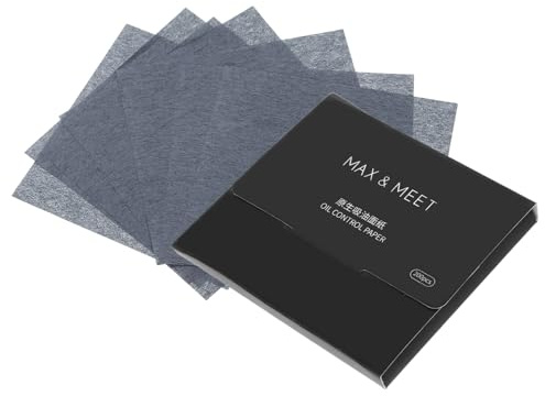 DECORNIJIA Oil Absorbing Sheets and Facial Oil Control Papers 200pcs, Black High-Performance Blotting Tissue for Oily Skin, Unisex Face Cleaning Oil-Absorbing Papers for Makeup and Daily Use