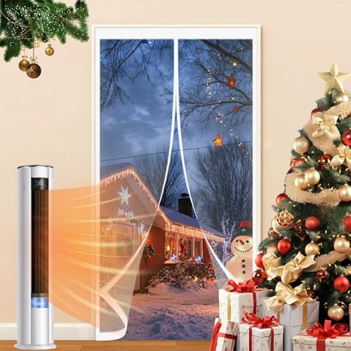 Rideau de Porte Thermique 150 x 85 cm Anti Froid et Chaleur Vent Isolation Phonique Imperméable Isolant Thermique Isolation Porte pour Cuisine et Salon de, A