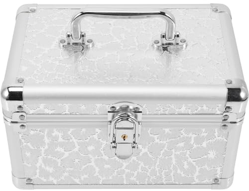 Große Medikamentenbox aus Aluminiumlegierung für Heimgebrauch | Silber, mit Griff und Leichtgängigem Verschluss, Geeignet für Haushalt und Werkstatt