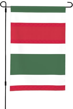 Bandiera dell'Ungheria Stagionale Giardino Bandiere Double Face 30,5 x 45,7 cm Fuori Pasqua Festa di San Patrizio Decorazione Vacanze