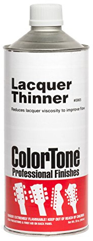 ColorTone Lacquer Thinner – 32 oz | Improves Flow & Finish for Nitrocellulose Lacquers | Professional-Grade Spray Equipment Cleaner