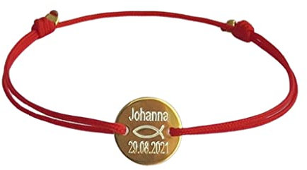Kinderarmband – personalisierbares Armband aus 925er Silber mit Gravur. Dieses Namensarmband, verziert mit einem Symbol, ist das perfekte Geschenk für Babys und Kinder (925 vergoldet)