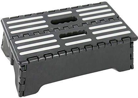 rebirthesame Portable One Step Stool for Elderly & Disabled –Antislip Half Step for Indoor & Outdoor Stairs, Cars, Bed, Chair, Shower – Lightweight Mobility Safety Tread