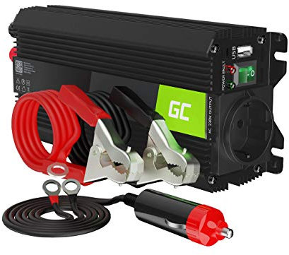 Green Cell PRO 500W/1000W 12V auf 230V Sine Wave Volt kfz Spannungswandler Wechselrichter Power Solar Inverter DC AC Umwandler Stromwandler Wohnwagen Auto Modifizierte Sinus