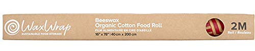 WaxWrap - Waxed Cotton Food Roll - Large 2 M, 168g - Eco-Friendly& Reusable - Convenient for Custom Food Wrapping - Ideal for Sustainable Food Storage