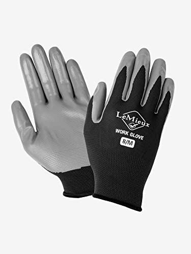LeMieux Guantes de trabajo - Negro Pequeño