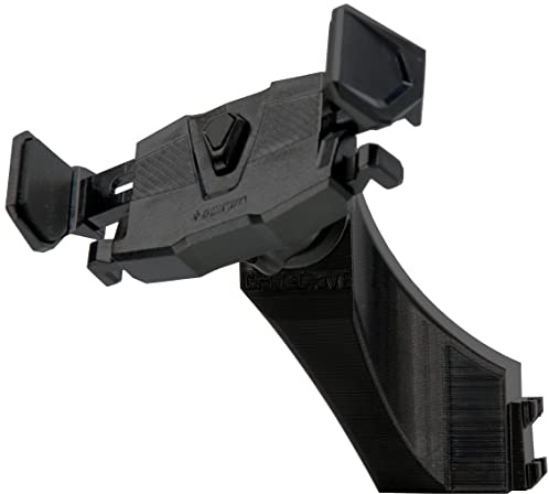 craVeDRIVE Supporto per cellulare da auto 10x10x10cm compatibile con Dacia, iPhone 12, Samsung Galaxy S21, Huawei P40 - Nero - Supporto per telefono da auto - Supporto per cellulare per auto
