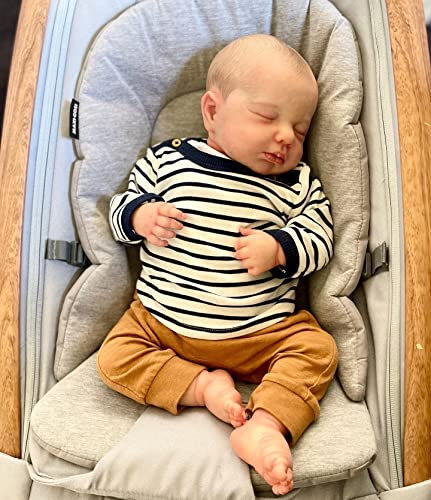 Zero pam Reborn Baby Junge Lebensechte Puppe 50CM Echt Aussehende Babypuppen Schlafendes Newborn Baby Puppe Mit Weicher Körper