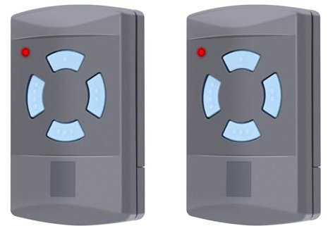 868 MHz Garagentoröffner, 2 Stück Ersatz-Fernbedienung für Handsender Blaue Taste 868 MHz HSM2/4,HSE1/2/4,HS2/4,HSZ1/2, 4 Kanäle, Nicht für Anderen Farbtasten und Frequenzen
