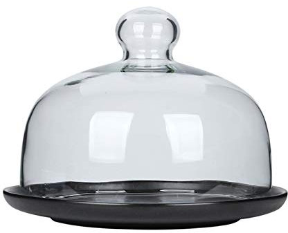 Alzate per il tè pomeridiano usa e getta, ceramica Tortiera Coperchio in vetro Vassoio per esposizione dessert Strumenti per decorare torte Set di supporti per torte Accessori per utensili da cucina