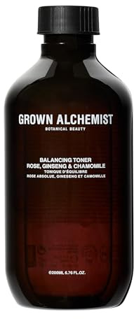 Grown Alchemist Balancing Facial Toner - Rose, Ginseng, Chamomile- Hydrating Toner for Face - Brightening Skincare - Perfect for Dry, Sensitive or Mature Skin - 200 ml