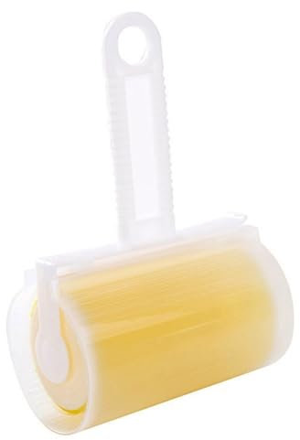 Uxsjakjsd Quitapelusas Ropa Lavable Pelo Rodillo Adhesivo Reutilizable PortáTil Removedor de Pelo para Mascotas Rodillo Adhesivo,Amarillo