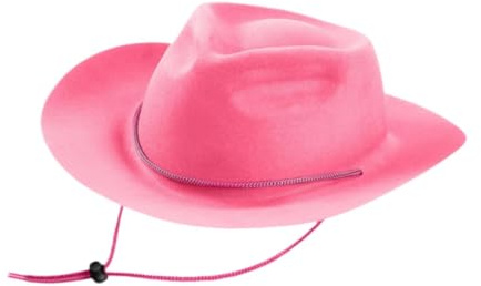 Perfeclan Kinder Western Cowboy Hut Trendy Cowgirl Hut für Wanderstrandfeier Festivals Geschenk, Rosa