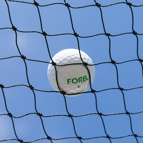 STOP THAT BALL™ Pro Socketed Net & Posts | Removable System with Heavy Duty Posts & Multi-Sport Net – Perfect for Homes, Schools & Sports Clubs (Golf [Low Impact] - 28mm, 10ft H X 40ft L)