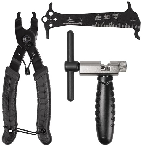 Oture Bike Chain Repair Tools Set, Universal Bicycle Chain Tool with Chain Cutter, Bicycle Link Plier, Chain Wear Inspector, for 6/7/8/9/10/12 Speed Chain Bike Repair Kit