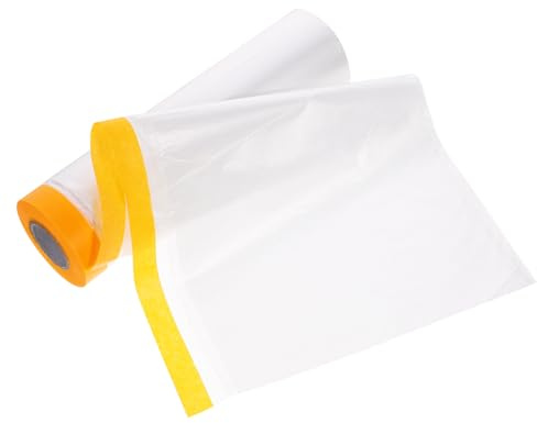 Hemobllo Película Aislante para Ventana con Cinta Adhesiva Film Retráctil de PE Resistente la Intemperie Kit de Aislamiento Térmico Reutilizable para Invierno con Cinta de Posicionamiento