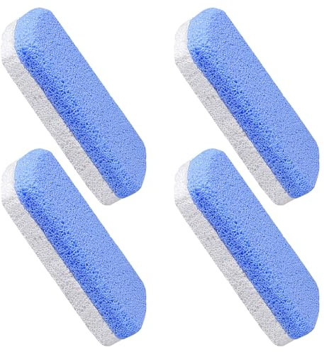 Healvian 4piezas Piedra Pómez de Dos Tonos para Talones Removedor de Piel Muerta Herramienta Exfoliante para Pies y Manos Piedras Pómez para Pies Removedor de Piel Dura